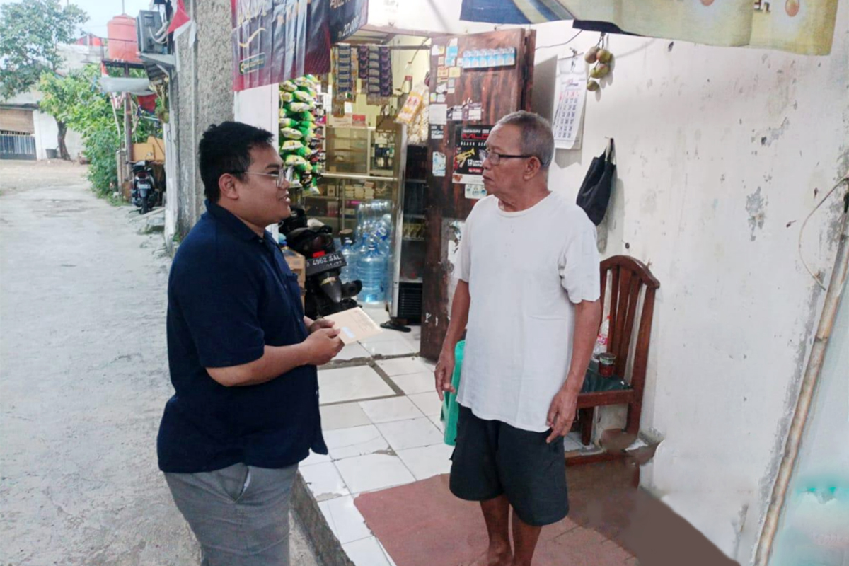 Proses pendaftaran ulang pedagang eks Barito