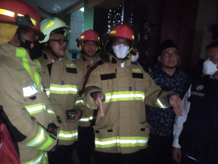 Pj Gubernur & Sekda DKI Tinjau Kebakaran Masjid JIC