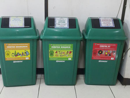  Tong Sampah Pilah di Kawasan Pasar Baru Akan Diganti 