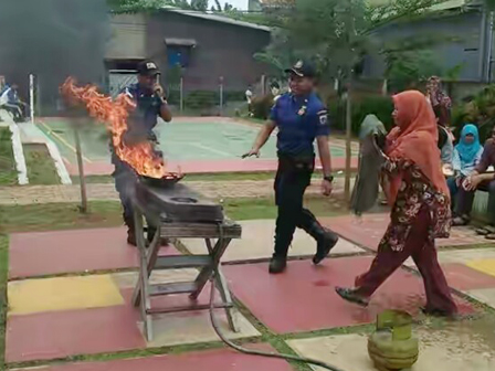 Gulkarmat Kecamatan Jagakarsa Sosialisasikan Penanggulangan Kebakaran