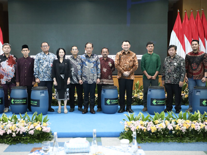 Warga Jakarta Utara Terima Bantuan 500 Drum HDPE Komposter 