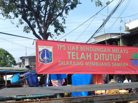 Kecamatan Koja Tutup LPS Liar di Jl Bendungan Melayu