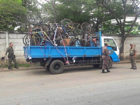 10 Becak Terjaring Razia di Pademangan