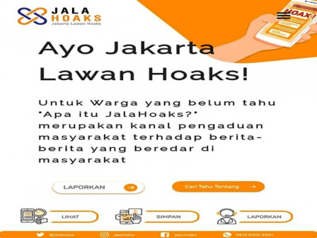 Pemprov DKI Jakarta Sediakan Situs Resmi Informasi dan Edukasi Penanganan Covid-19