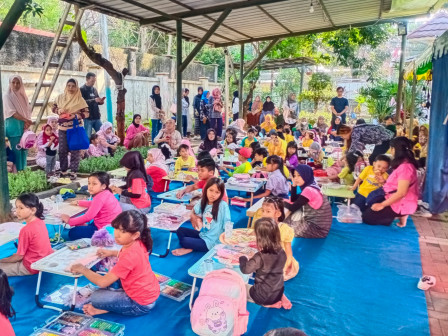  80 Peserta Ikuti Lomba Mewarnai di Kelurahan Susukan 