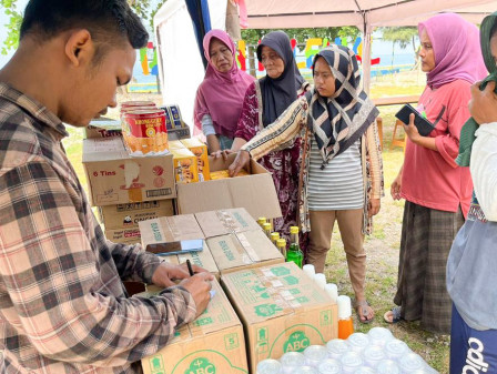 Bazar Ramadhan Sudin PPKUKM Digelar Kembali di Pulau Untung Jawa 