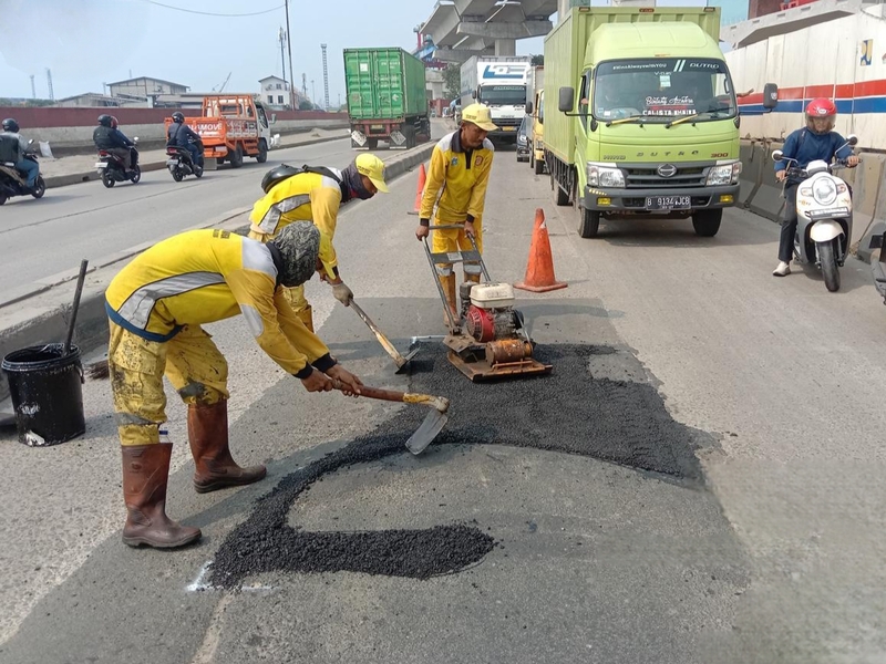 4.235 Jalan Rusak Dan Berlubang di Jakut Telah Diperbaiki