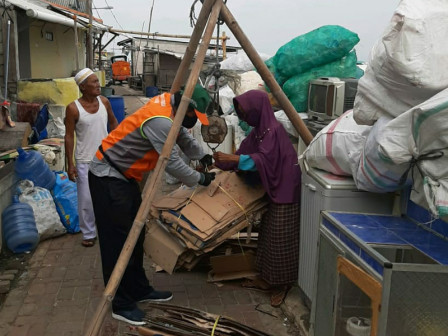 Bank Sampah Rumah Hijau Pulau Pramuka Tetap Produktif Dimasa Pandemi