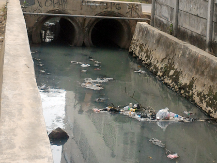 Saluran PHB Jl Lanji Kelurahan Papanggo Banyak Sampah