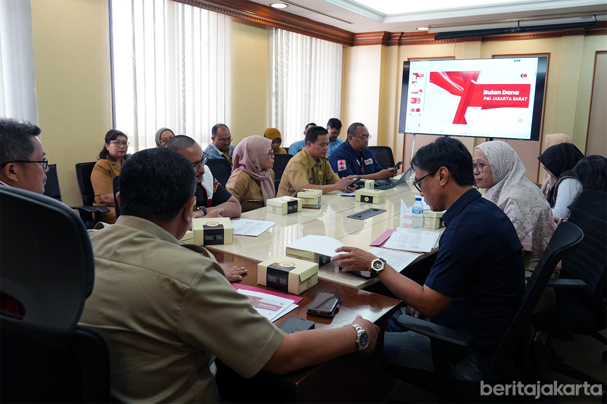 Bulan Dana PMI Jakbar 2025 Ditargetkan Capai Rp 7,2 Miliar