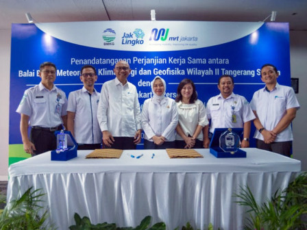 Kerjasama Dengan BMKG, MRT Jakarta Ingin Informasi Dilakukan Cepat