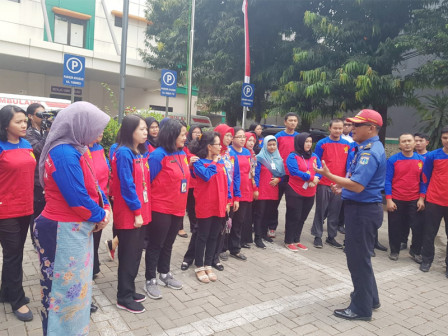 Pelatihan Manajemen Keselamatan Kebakaran Gedung atau Bangunan Bertingkat di RSUD Tanah Abang