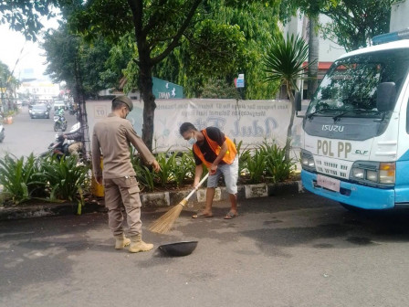  20 Pelanggar Tibmask Berhasil Ditertibkan di Cengkareng 