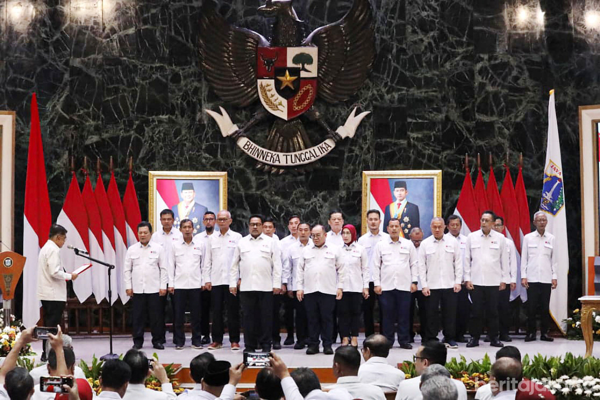 Pelantikan dan pengukuhan dewan kehormatan dan pengurus PMI DKI Jakarta