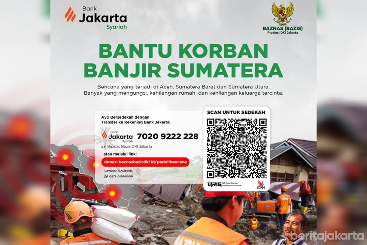 Mekanisme donasi kemanusiaan bencana Sumatra melalui QRIS