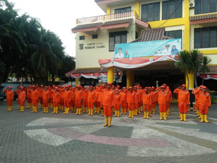  PPSU Pondok Bambu Gelar Upacara HUT RI