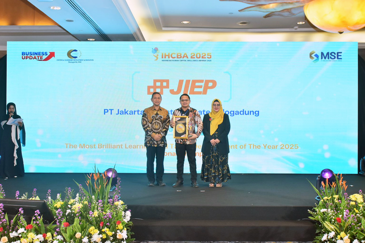 PT JIEP raih dua penghargaan Human Capital Brilliance Awards 2025