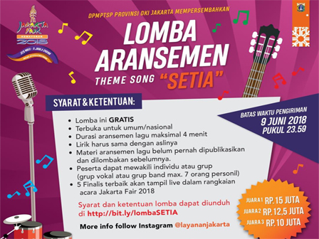 DPM dan PTSP DKI Gelar Lomba Aransemen Lagu 