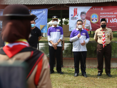 Wagub Ariza Kunjungi Kontingen DKI di Jambore Nasional XI 2022