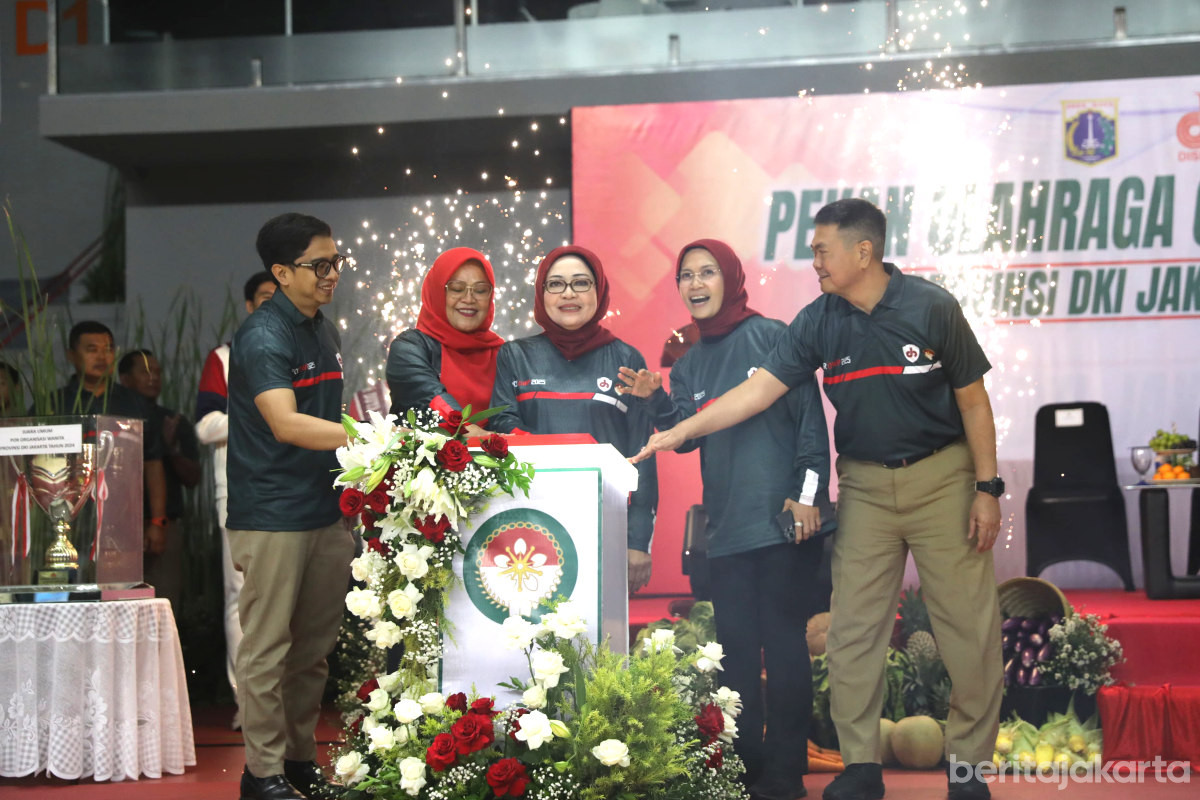 DWP DKI Meriahkan Pekan Olahraga Organisasi Wanita 