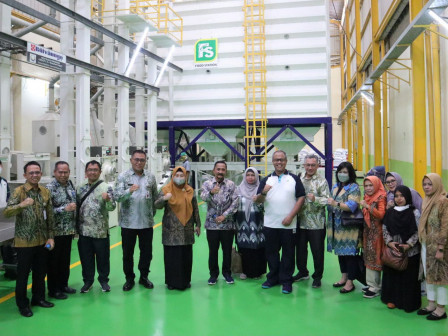 TPID Pemprov Kalsel Studi Tiru ke Rice Plant Cipinang Milik Food Station 