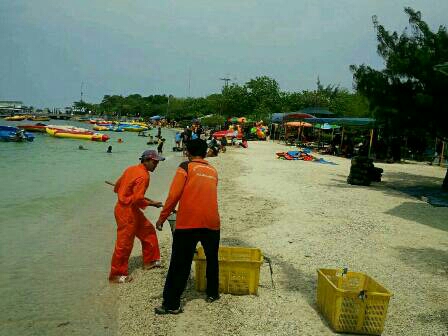 PPSU Pulau Tidung Fokus Kebersihan Diwilayah Pantai	