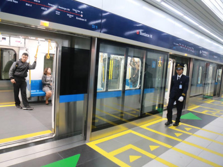 Layanan MRT Sudah Bisa Diakses hingga Stasiun Dukuh Atas