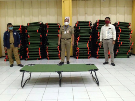  Pemkot Jakpus Terima 100 Unit Velbed Dari Baznas DKI Jakarta