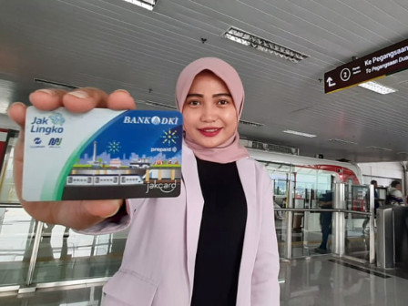  Transaksi LRT Jakarta Gunakan Kartu JakCard dan JakLingko Bank DKI