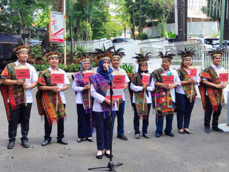 Parade Budaya Meriahkan Halal Bihalal di Kecamatan Kebayoran Baru 