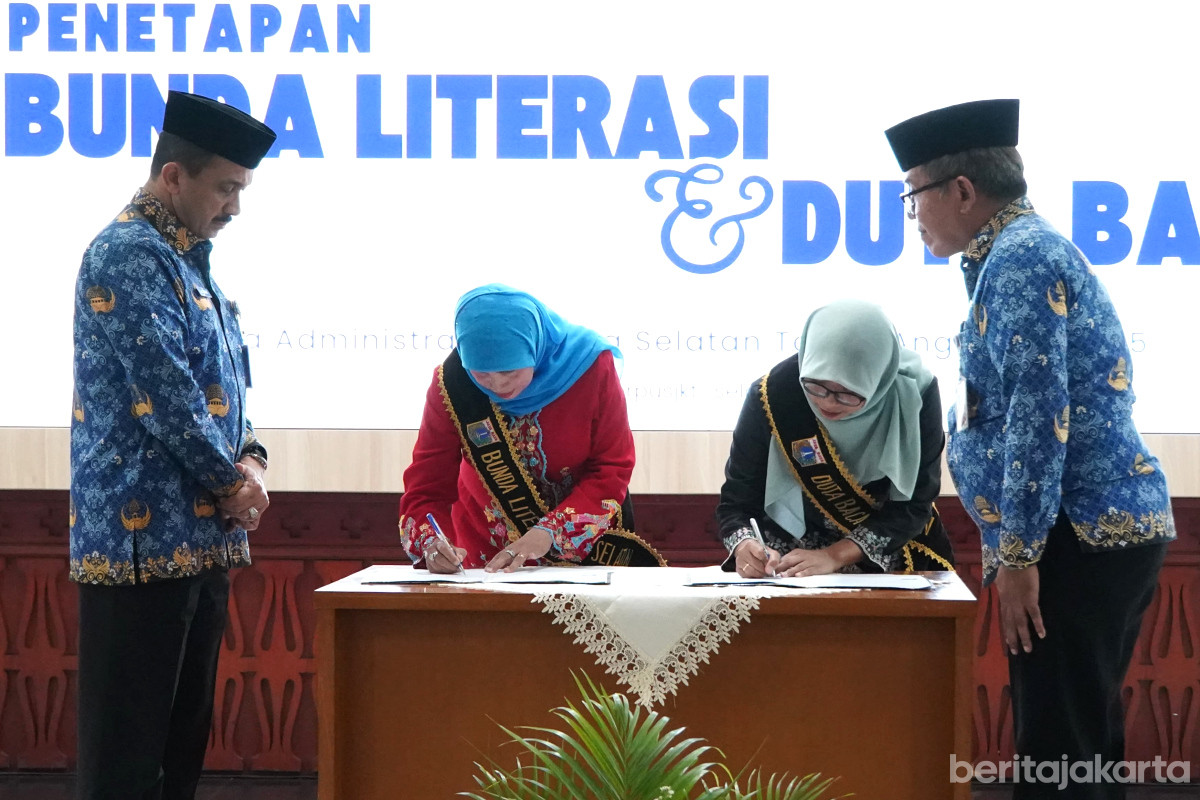 Penetapan Bunda Literasi dan Duta Baca di Jaksel
