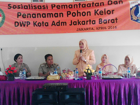 DWP Jakbar Gencar Ajak Warga Taman Daun Kelor