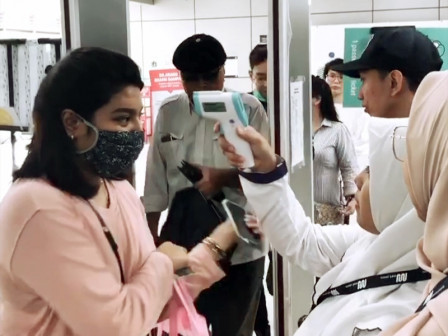  Hari Ini PT MRT Jakarta Lakukan Pengecekam Suhu Tubuh di Stasiun Lebak Bulus Grab