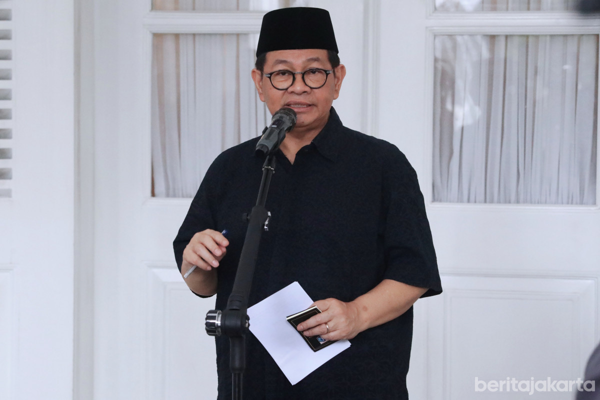 Gubernur DKI Jakarta, Pramono Anung mengajak masyarakat untuk Jaga Jakarta