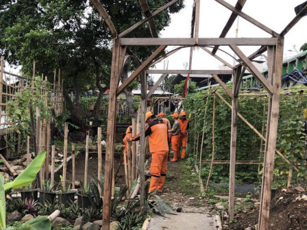 Penataan Kawasan Unggulan di Jalan Duta Harapan Indah Capai 75 Persen 