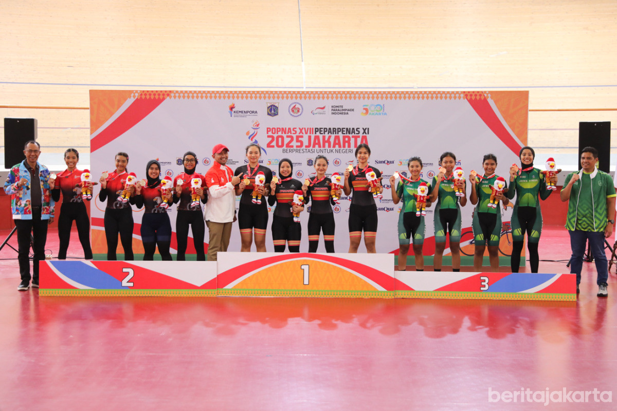  Cabor Sepeda DKI Raih 4 Medali POPNAS 