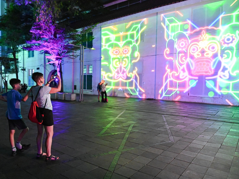 Jakarta Light Festival dan Gegap Gempita Kota Tua Meriahkan HUT ke-80 Kemerdekaan RI
