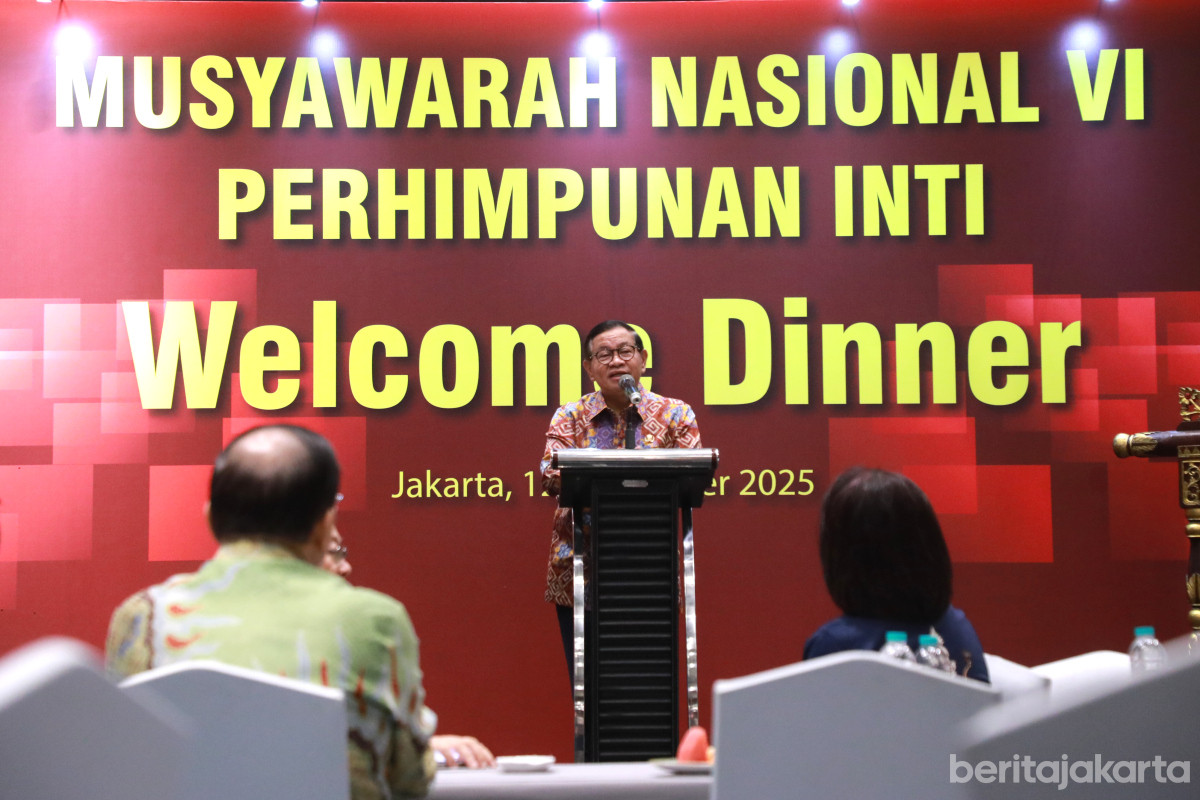 Pramono membuka Musyawarah Nasional INTI di (INTI) di Aston Kemayoran City