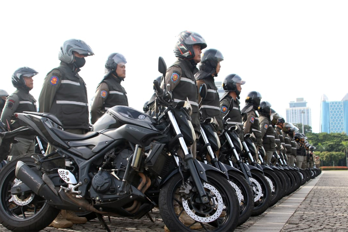 Personel URC Satpol PP siap amankan malam tahun baru 2026