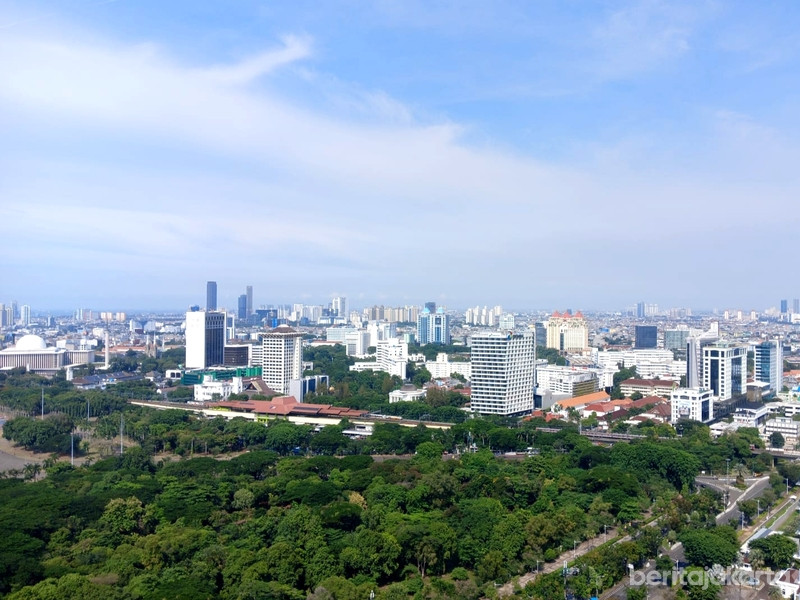 Cuaca Cerah Berawan Naungi Jakarta Hari Ini