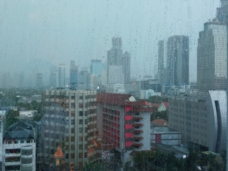 Waspada Hujan di Sertai Angin Kencang di Jakarta Selatan dan Jakarta Timur