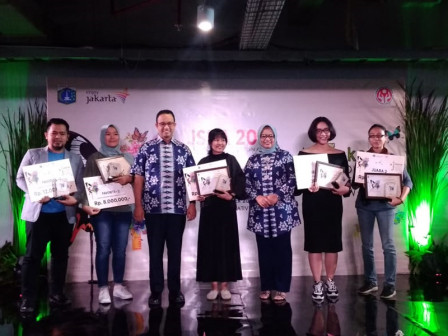  Anies Hadiri Malam Penganugerahan Jakarta Souvenir Design Award 2018 