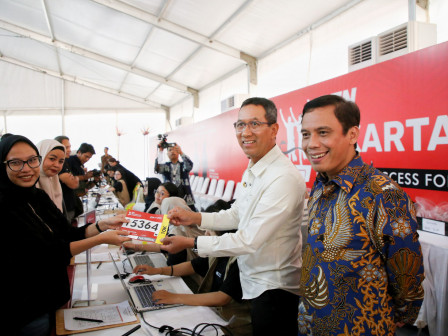 Pj Gubernur Dukung Promosi Jakarta Melalui Lomba Lari Internasional 