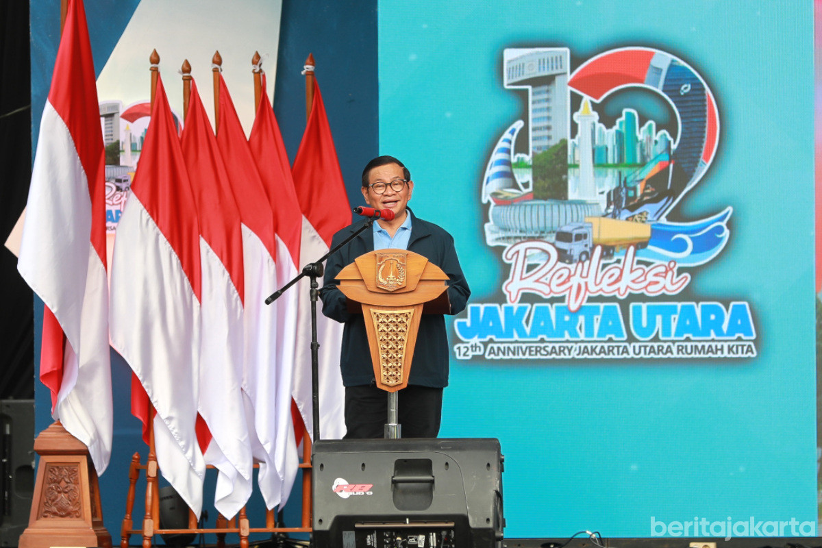 Hadiri Refleksi Jakarta Utara, Pram Titipkan PERISTARA ke Wali Kota 