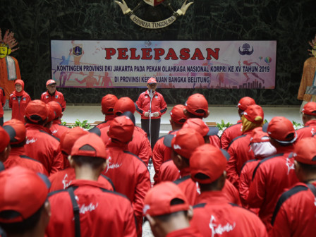 Sekda Lepas 187 Kontingan DKI Bertanding di PON Korpri