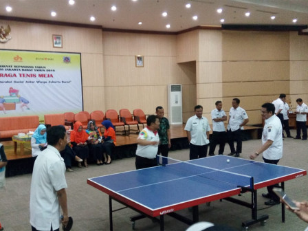 Pemkot Jakbar Gelar Festival Olahraga Tenis Meja