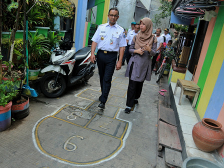 Anies Apresiasi Warga RT/RW 13/01Sunter Jaya Dalam Menata Kampung