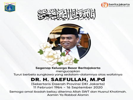 Sekda DKI Jakarta Saefullah Tutup Usia