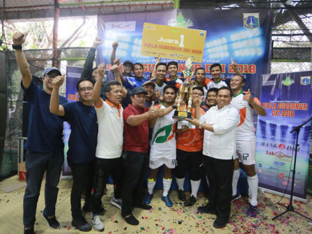  Pasar Jaya Juara Futsal Piala Gubernur DKI Tahun 2018 