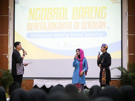  Diskominfotik DKI Gelar Ngobrol Bareng Beritajakarta di Sekolah Bersama Abang None Jakarta